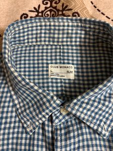 Club Monaco Gingham Button-Down Shirt