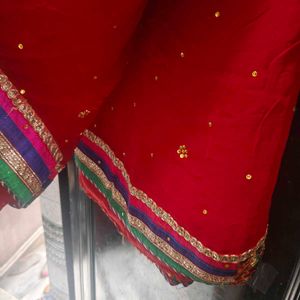 red saree 😍