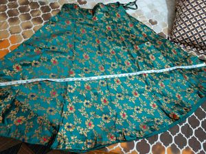 suit with Banarasi lehenga