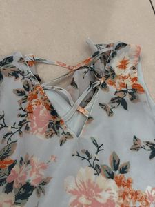 Floral Ruffle Maxi Dress