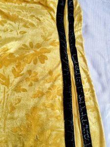 Elegant Yellow &amp; Black Kurta🎀💗