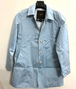 Coach Pastle Blue Trench Coat