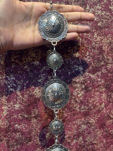 Bohemian Silver Tone Waist Chain
