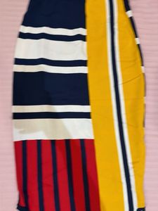 A line tommy hilfiger multi coloured midi skirt