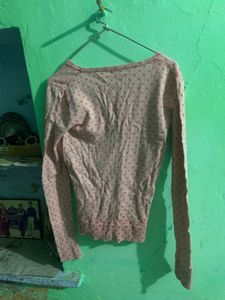 Pink Knit Cardigan
