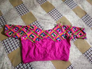 Printed Ethnic saree With Blouse