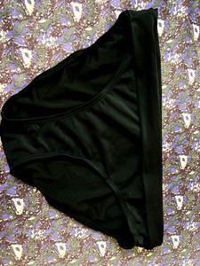 Black High-Waisted Briefs
