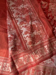 Pure silk baluchari saree
