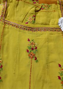 Biba Suit In Vibrant Yellow Colour