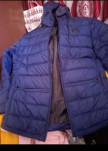 unisex Blue Puffer Jacket