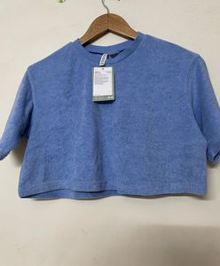 H&M Oversized Crop Tee