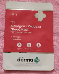The Derma Co. 1% Collagen+Peptides Sheet Mask