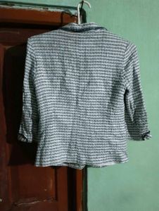 Offer prices Length 21half,Chic Striped Women's Bl