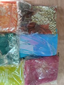 New Assorted Sarees - Set of 6