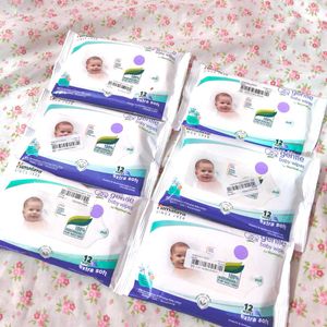 Himalaya Gentle Baby Wipes (Pack of 6)