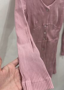 Peacy Mauve Mini Dress