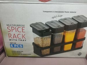 Spice Jars Set with Stand