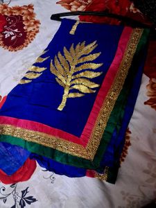 heavy blue duppata