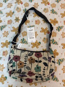 Vintage Floral Hobo Bag