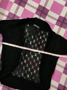 Back Net Black Shrug and top