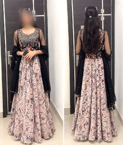 Elegant Printed Lehenga with Embellished Choli