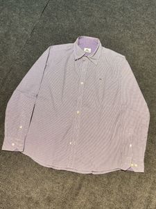 🐊 LACOSTE PREMIUM PURPLE MICRO-CHECKS SHIRT 🐊
