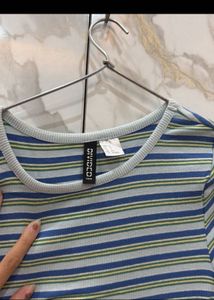 Striped T-Shirt Mini Dress