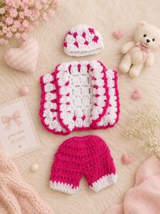 Handmade Crochet Laddu Gopal clothes set 5 no