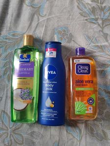 Parachute, Nivea & Clean & Clear Skincare Set