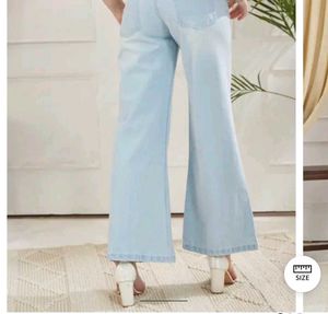 Light Wash Wide Leg Jeans