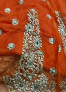 Orange Lehenga Choli Set