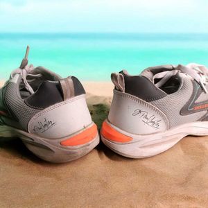 Stylish Men's Silver Shoes - Size 10 | Premium
