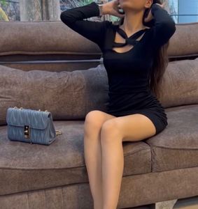 Black Bodycon Mini Dress