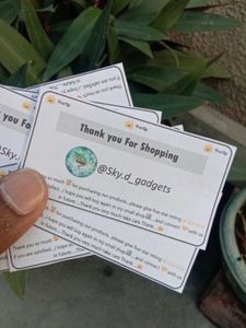 Customised Thank You Cards - Pack of 200
