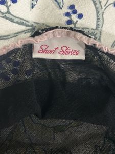SHORT STORIES Sheer Lingerie Bow Dress