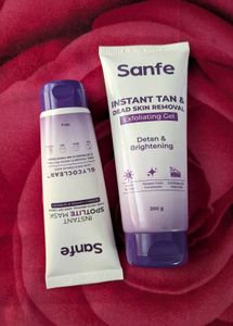 Sanfe Instant Tan & Dead Skin Removal Set