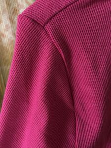 Ribbed Square Neck Long Sleeve Top