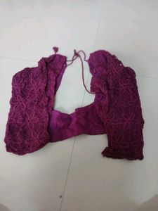 Beautiful Purple Lace Blouse