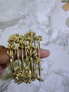 Gold-Toned Bangle Set