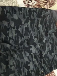 Camo Print Casual Pants