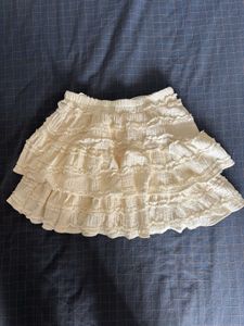 Tiered Ruffle Mini Skirt