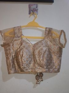 Women Blouse Golden Colour