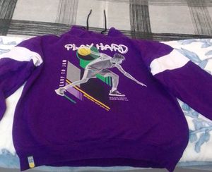 Purple Basketball Graphic Hoodie