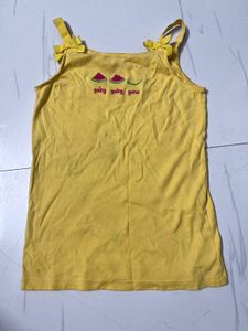 Gymboree Pastel Lemon Yellow Watermelon Cami Top