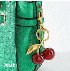 Coach Cherry Keychain Charm