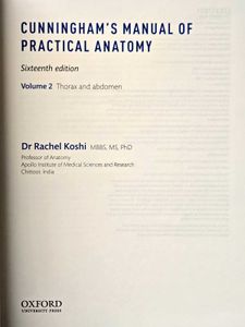 Cunningham's thorax and abdomen Practical Anatomy