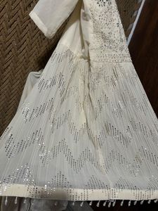 Elegant Cream Sharara Set