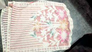 Pretty Pink Floral Sofa Cover &amp; Table Runner Set