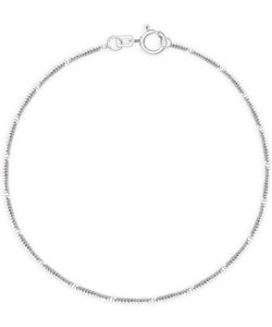 Elegant Silver Snake Chain Anklet