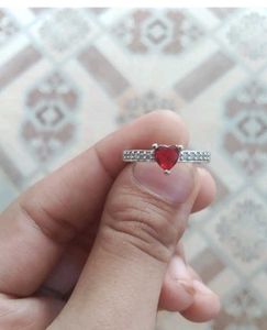 Heart Cut Gemstone Ring